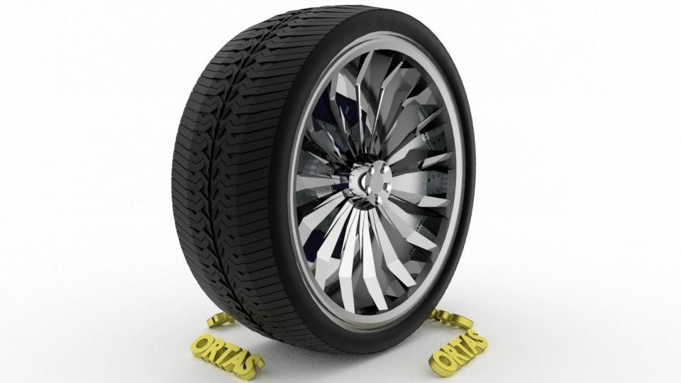 ORTAS CAR WHEEL RIM 139-140 GAME READY WHEEL 3D Model Collection_13
