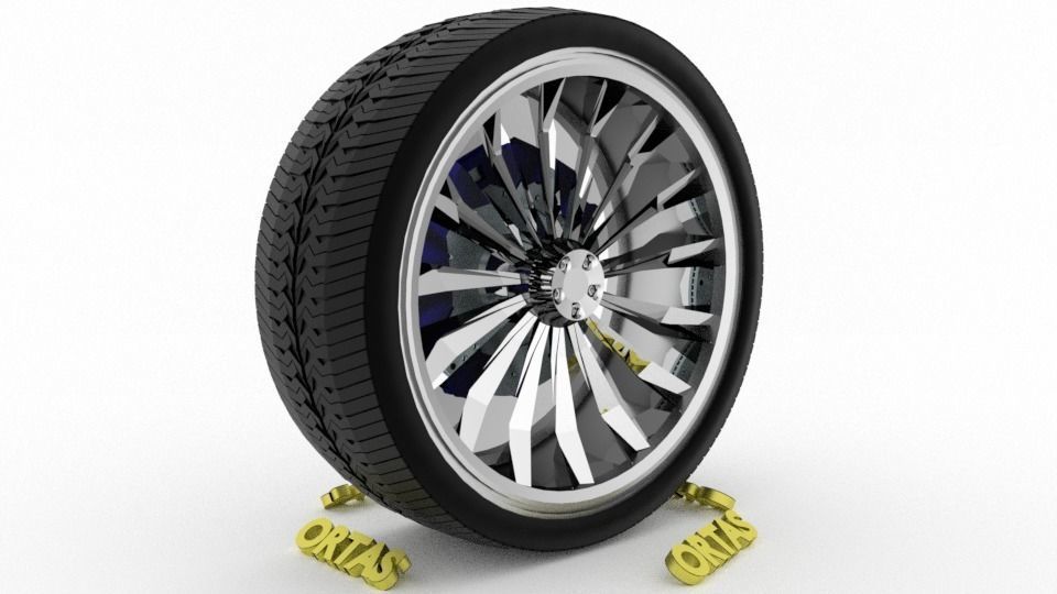 ORTAS CAR WHEEL RIM 139-140 GAME READY WHEEL 3D Model Collection_14