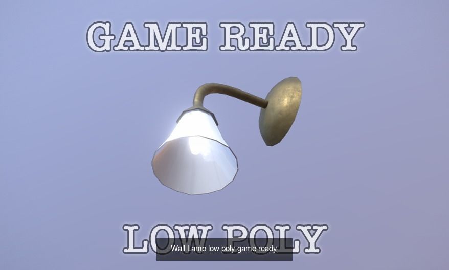 Game Ready Lamps pendant light with wooden ball hanging from it 3D Model Collection_6