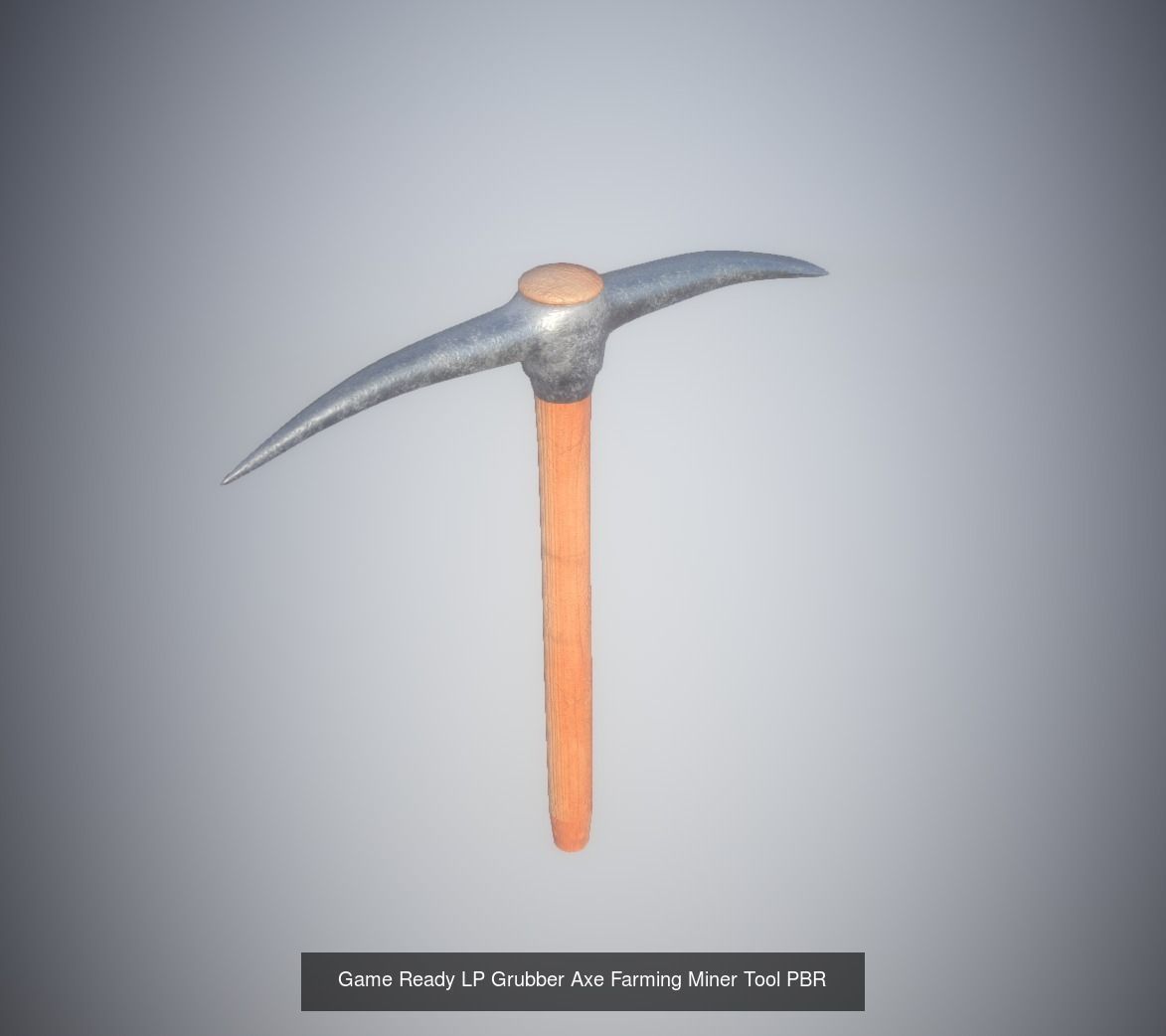 Game Ready Farming Tools Viking Medieval 3D Model Collection_6