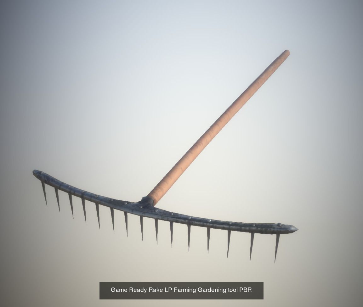Game Ready Farming Tools Viking Medieval 3D Model Collection_2