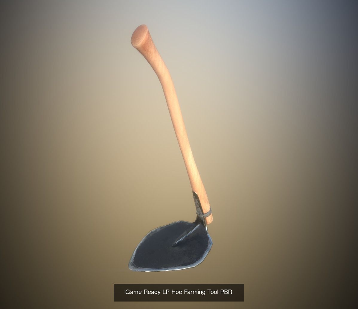 Game Ready Farming Tools Viking Medieval 3D Model Collection_3