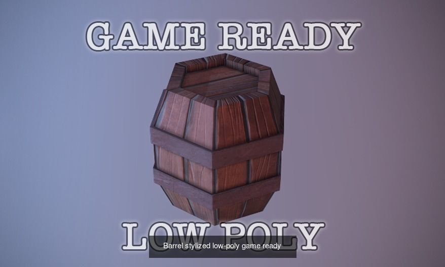 Game Ready Stylized items 3D Model Collection_1