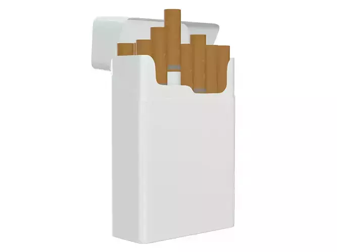 Cigarette Box 3D model