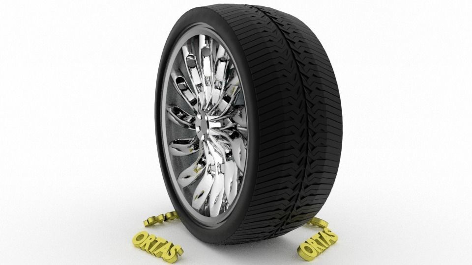 ORTAS CAR WHEEL RIM 71-72-73-74-75 GAME READY WHEEL 3D Model Collection_50