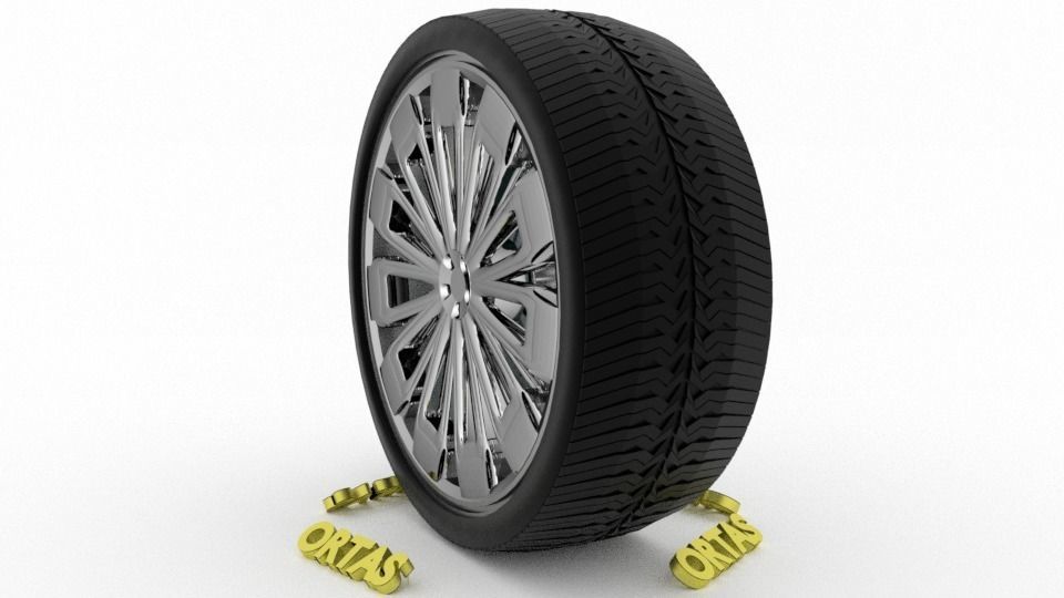 ORTAS CAR WHEEL RIM 76-77-78-79-80 GAME READY WHEEL 3D Model Collection_38