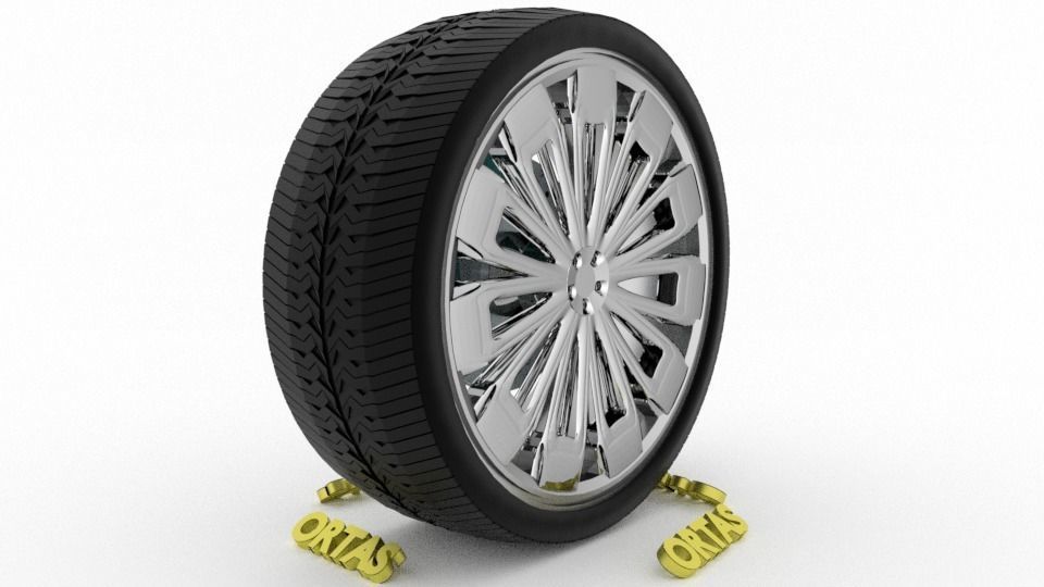 ORTAS CAR WHEEL RIM 76-77-78-79-80 GAME READY WHEEL 3D Model Collection_44