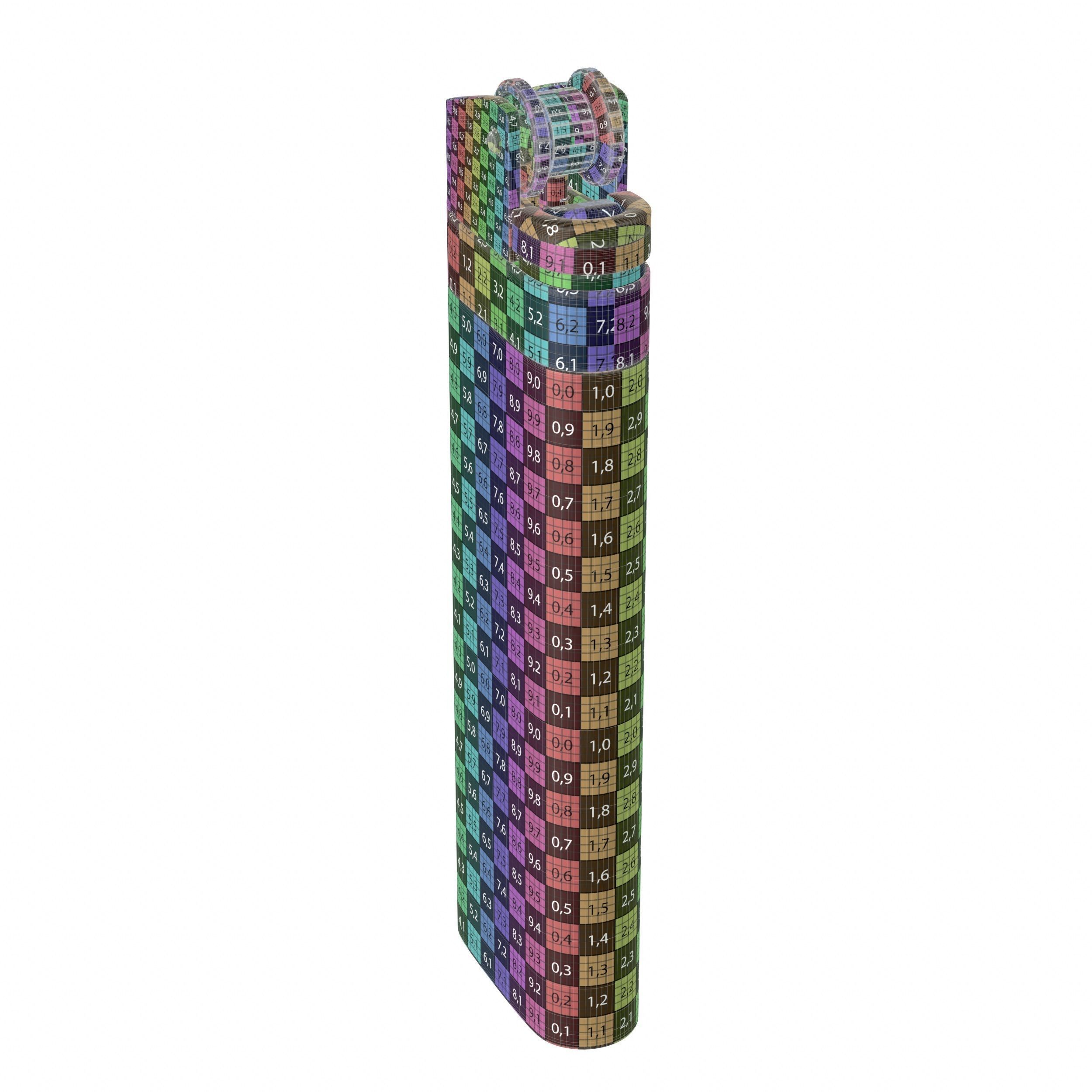 Lighter 01 3D model_9