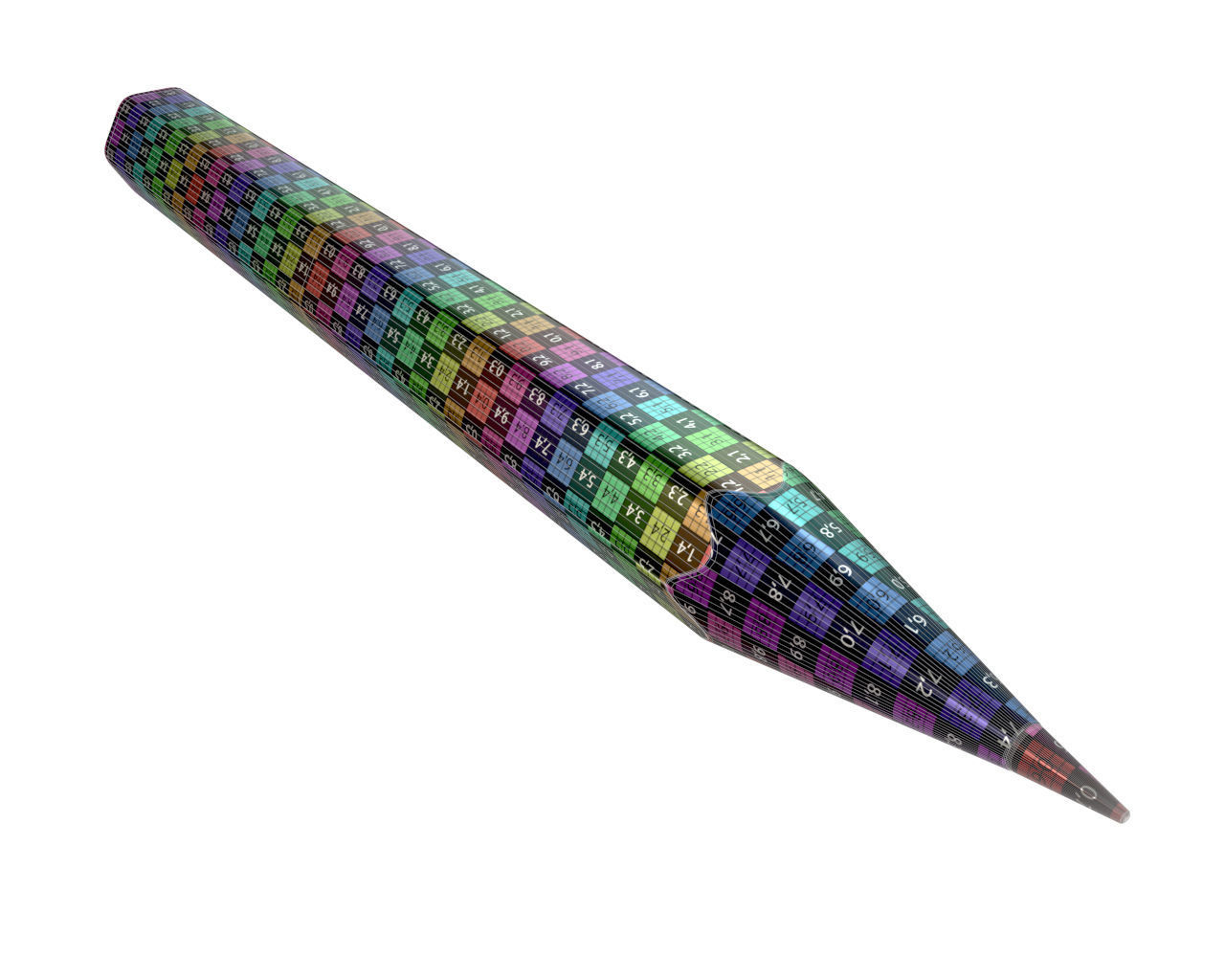 Pencil 02 3D model_6