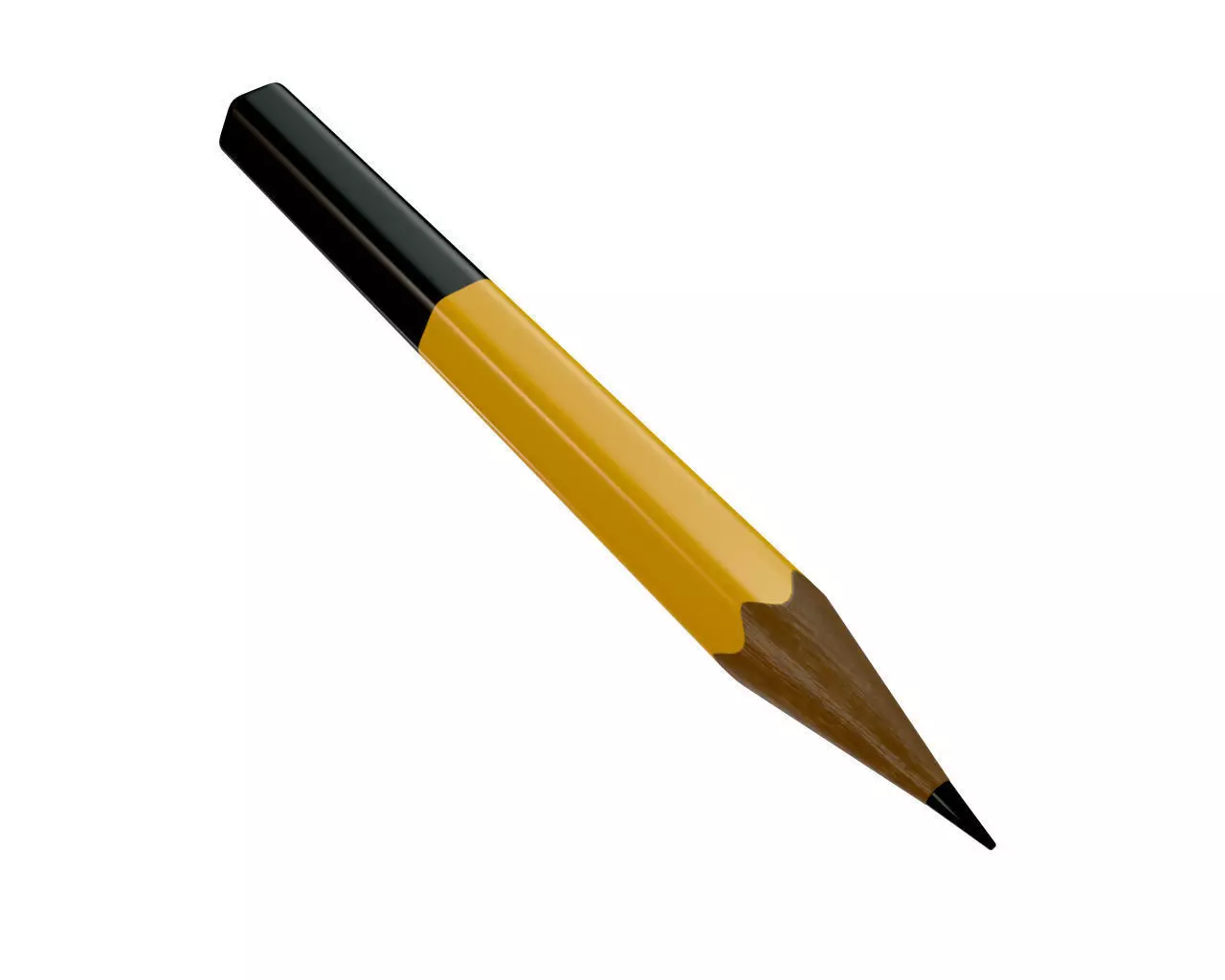 Pencil 02 3D model_0