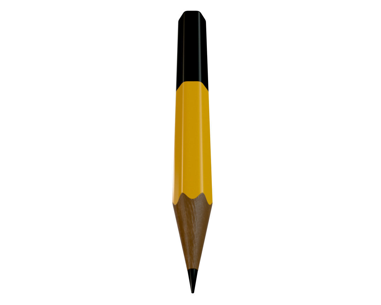 Pencil 02 3D model_1