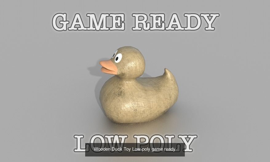 Game Ready Animal Toys 3D Model Collection_4