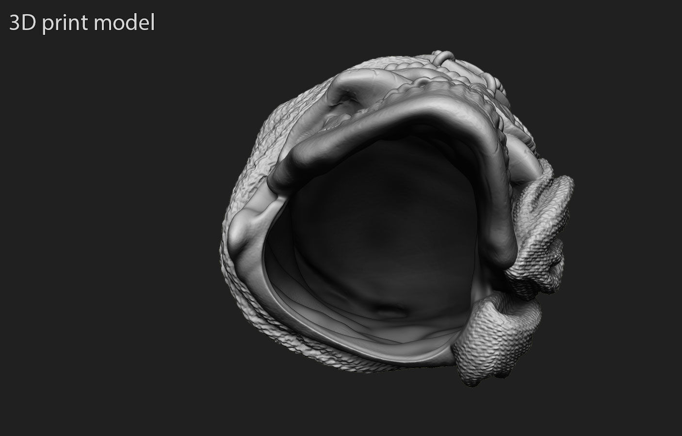 Pirate skull vol1 Pendant jewelry 3D print model_5