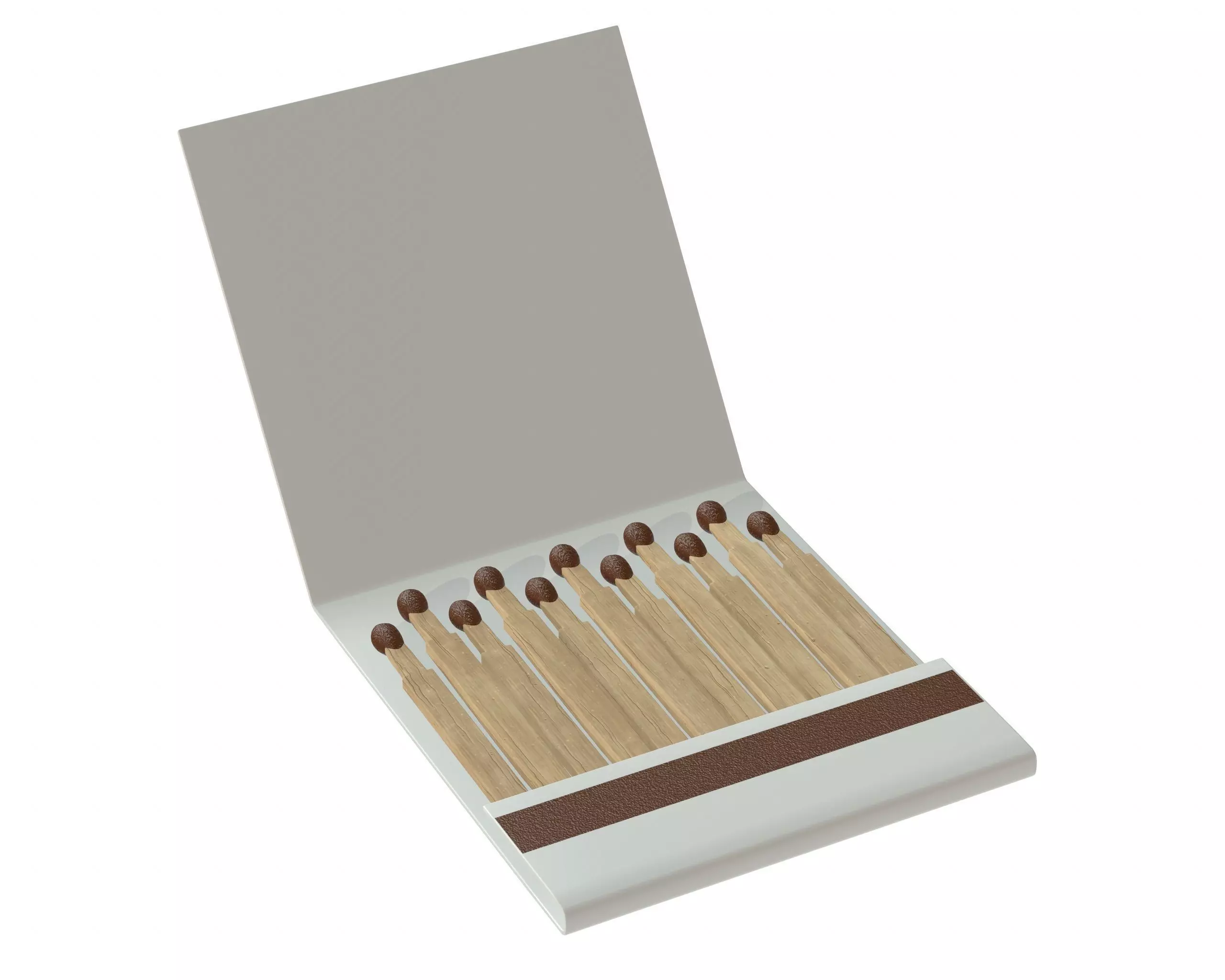 Slim Matches 02 3D model_0