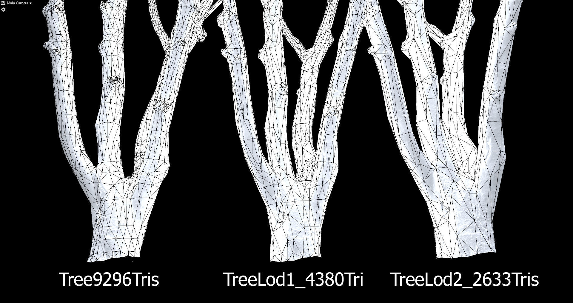Autumn Dry Tree Scan Full-Size Low-poly 3D model_13
