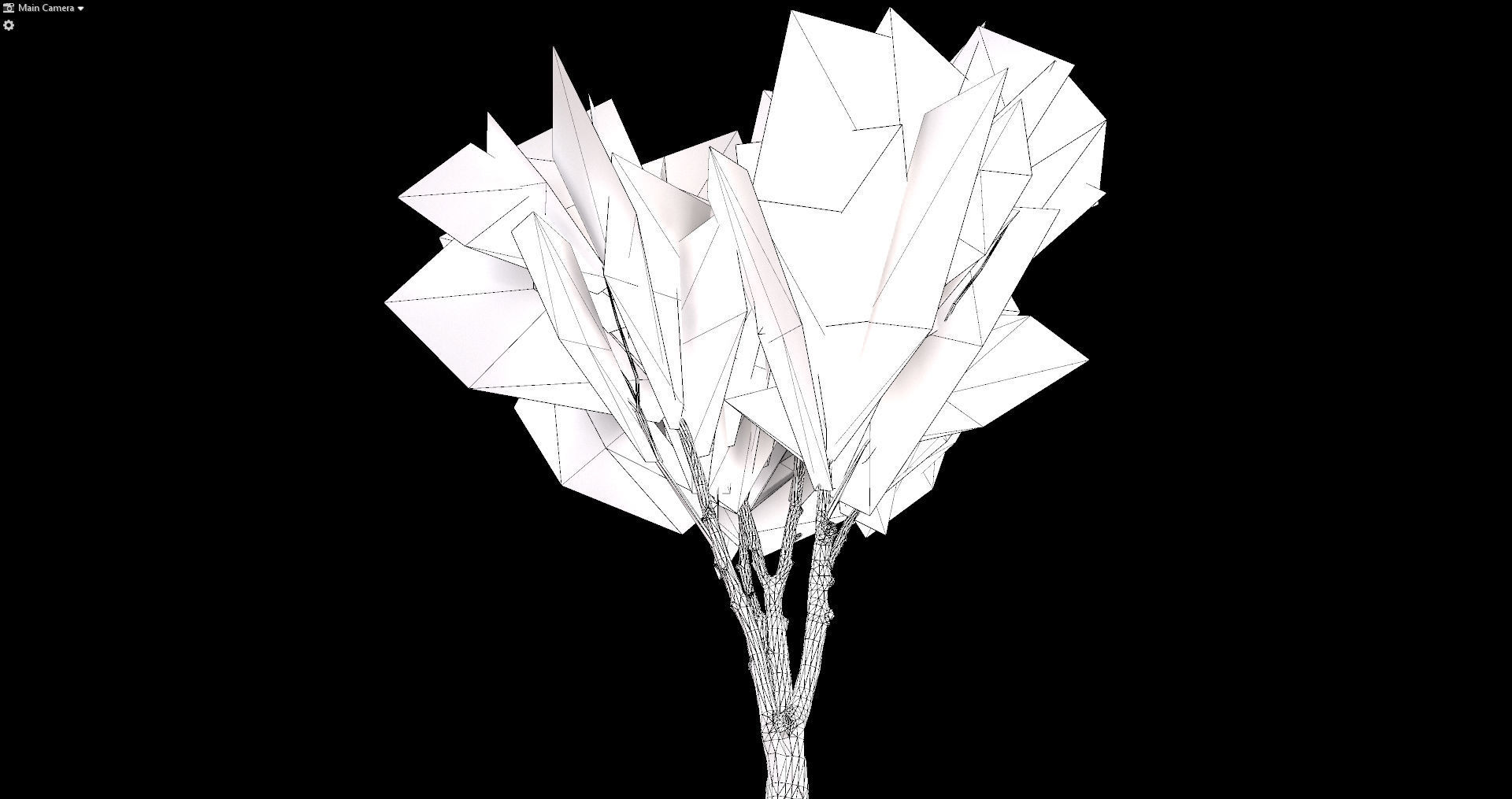 Autumn Dry Tree Scan Full-Size Low-poly 3D model_15