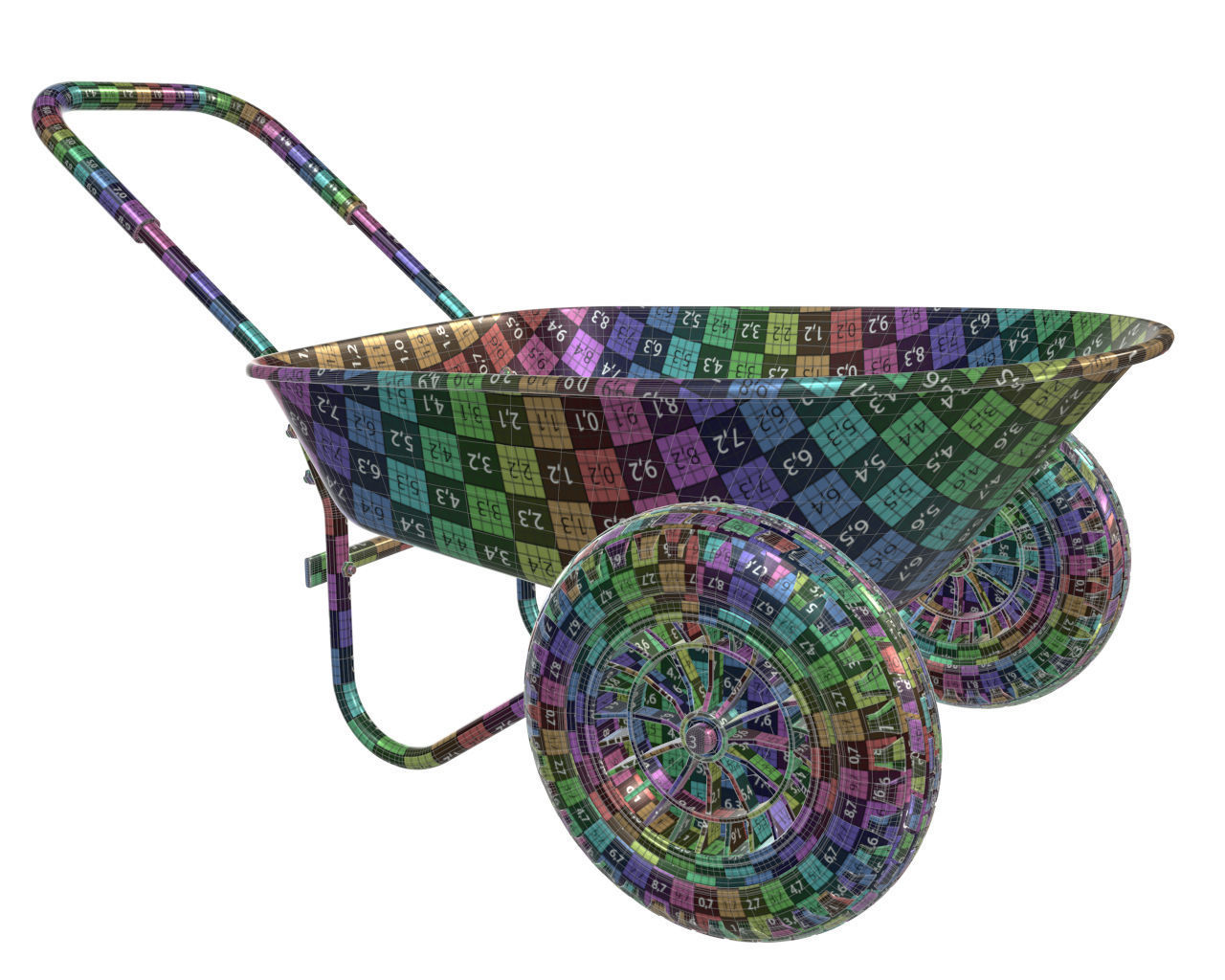 Wheelbarrow 01 3D model_5