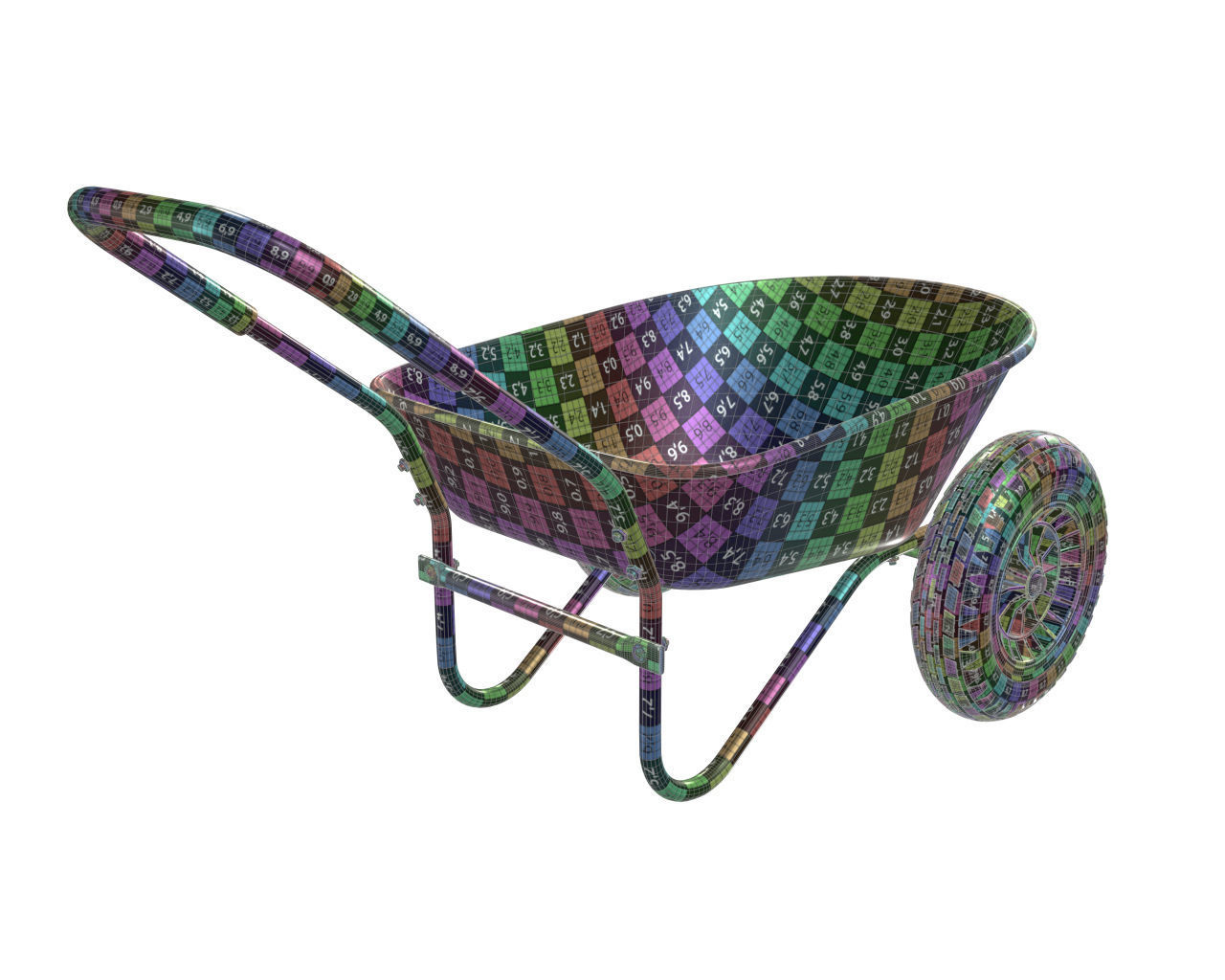 Wheelbarrow 01 3D model_6
