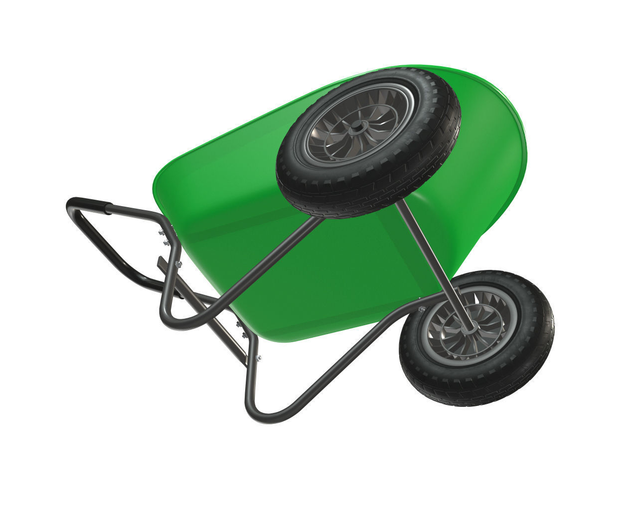 Wheelbarrow 01 3D model_10