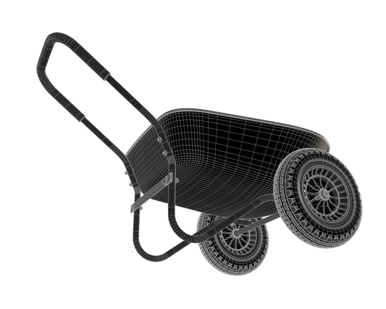 Wheelbarrow 01 3D model_3