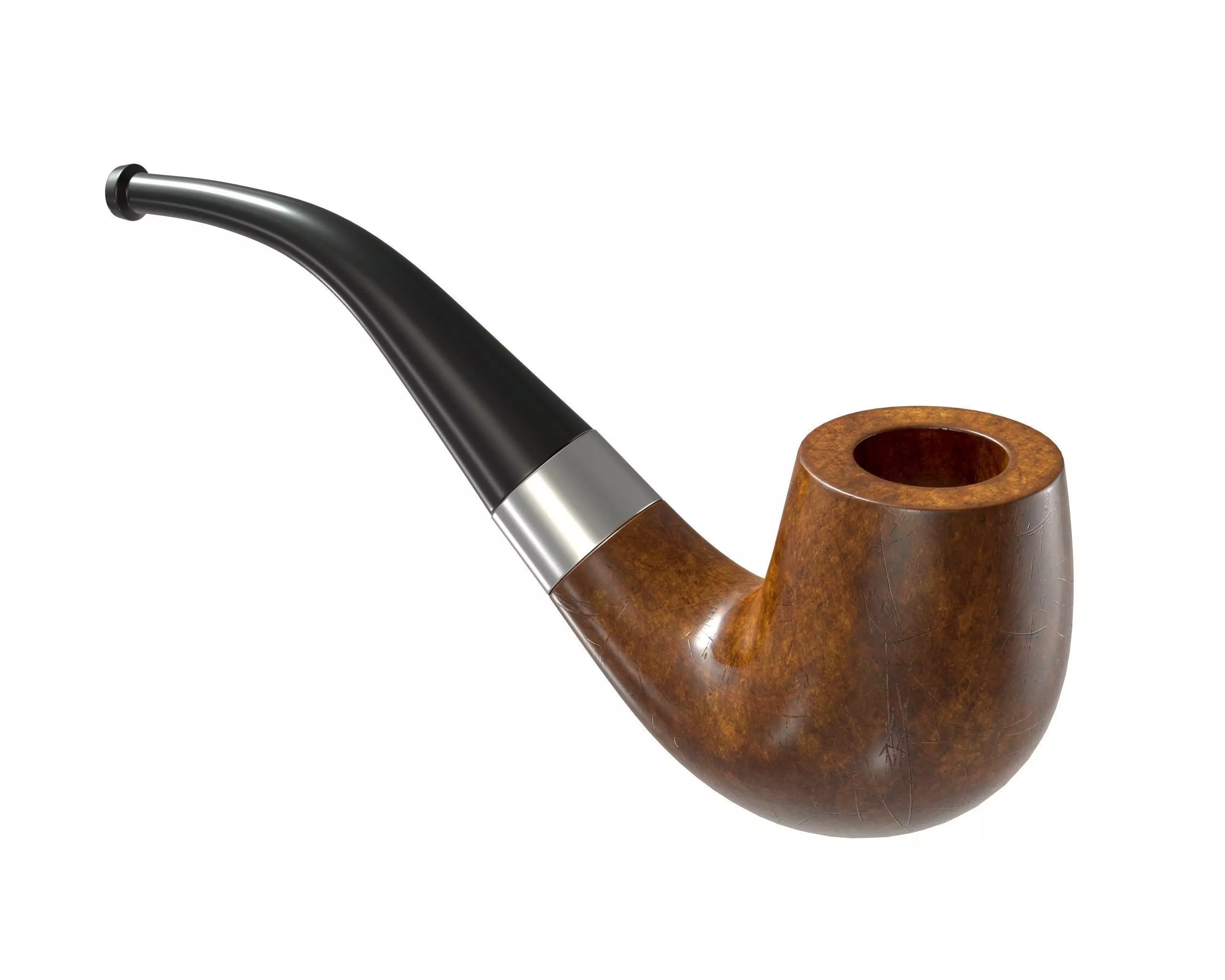 Wood Pipe 3D model_0