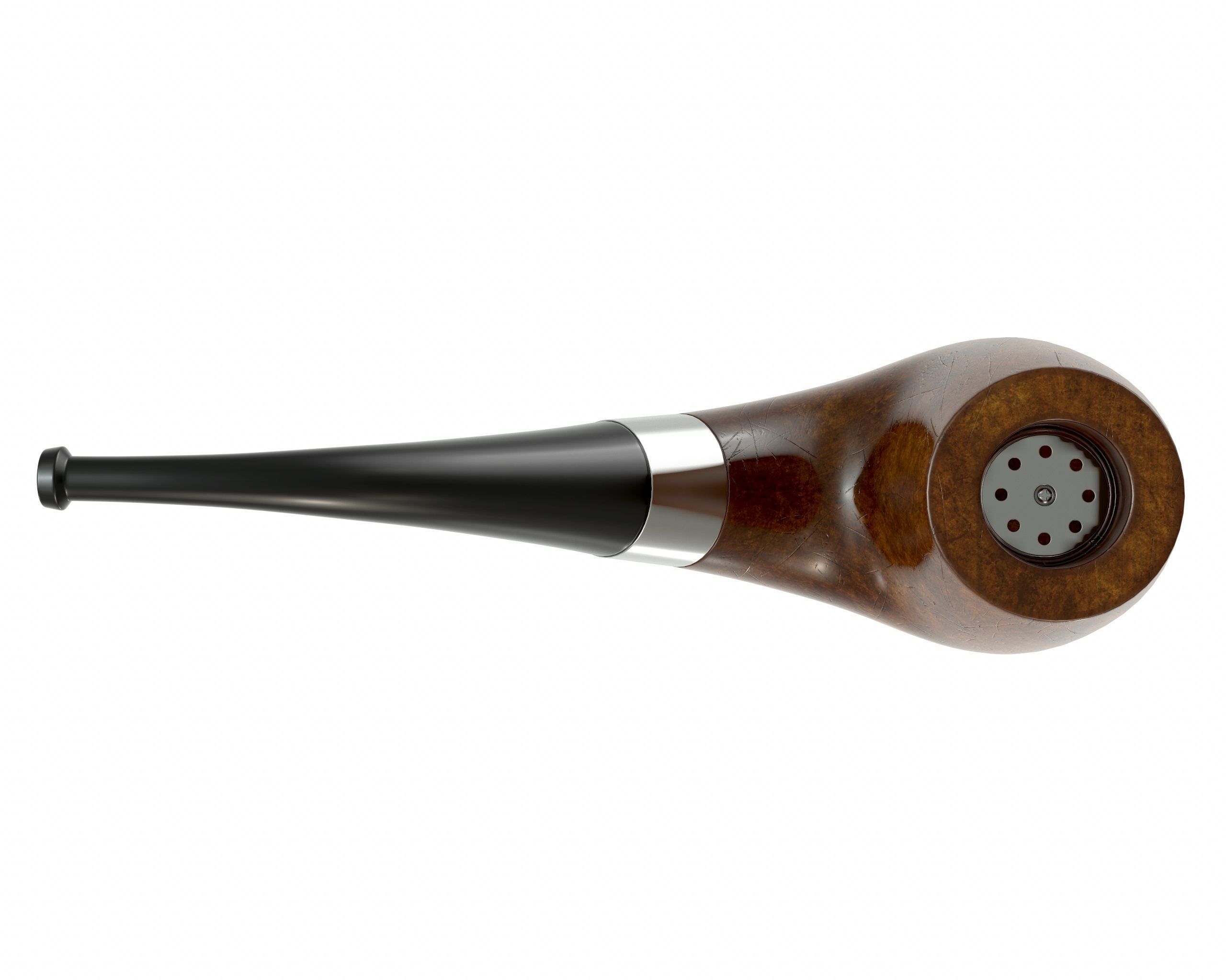 Wood Pipe 3D model_2