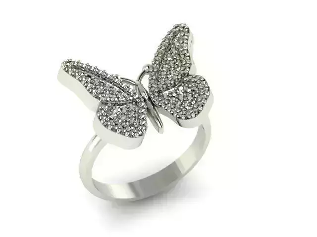 butterfly fashion ring