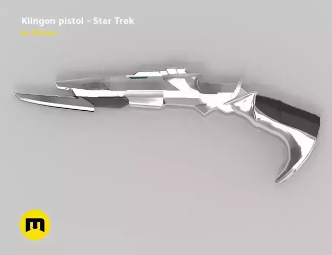 Klingon pistol 3D print model