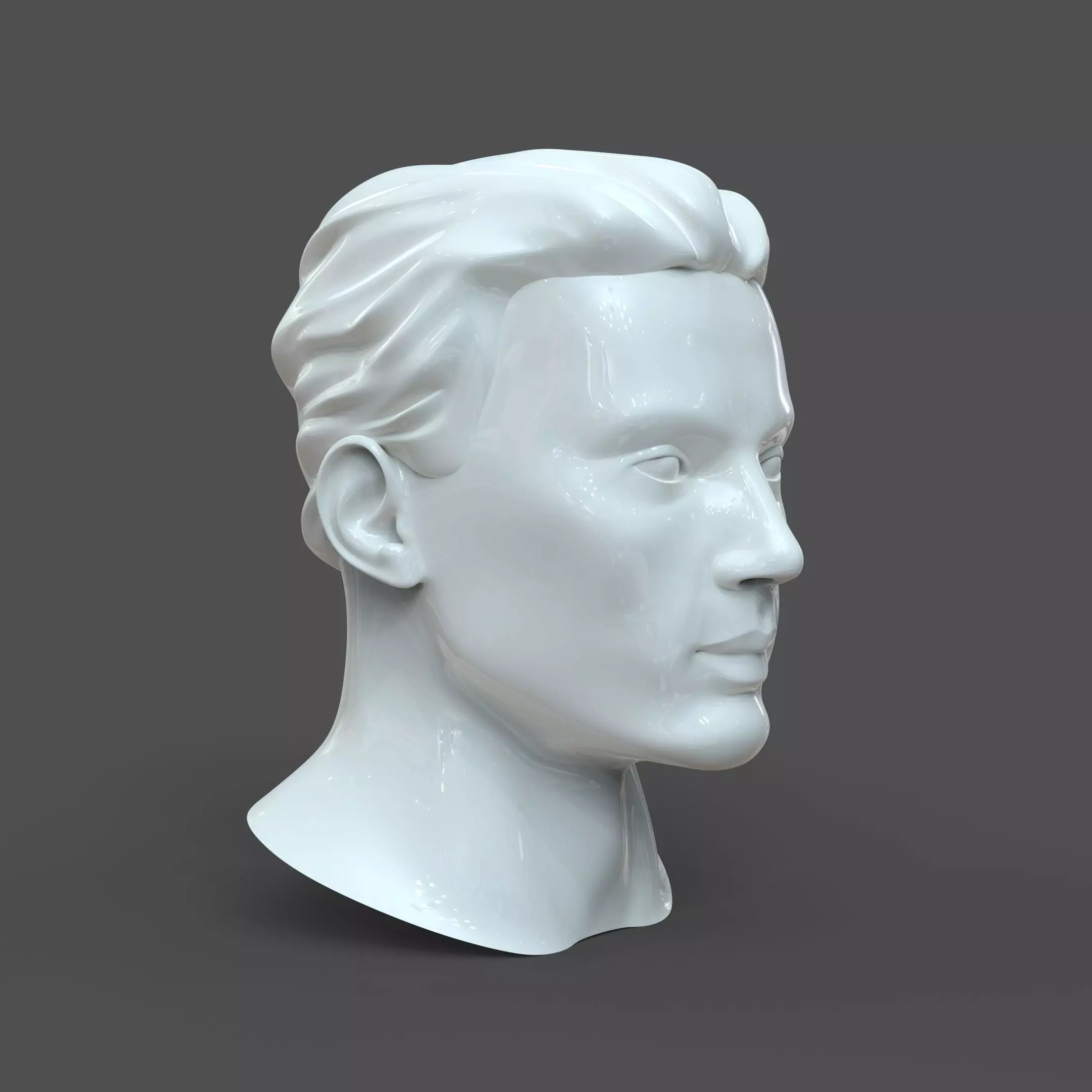 CAD Male Head Model M2P1D0V1head 3D model_0