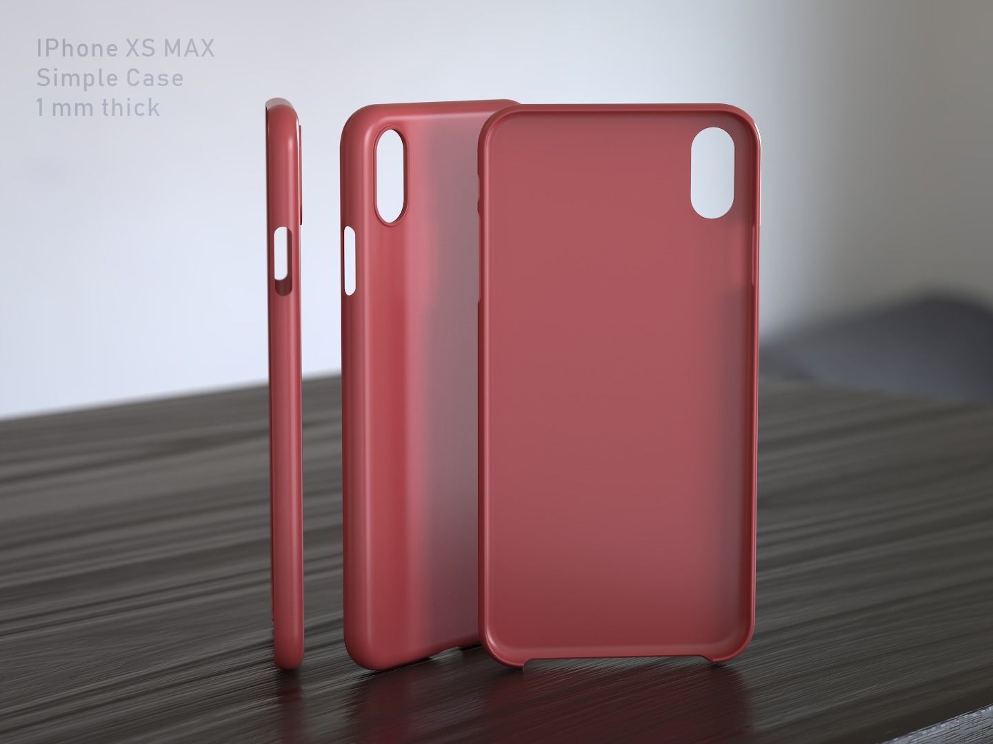IPhone XS MAX Case 3D print model_4