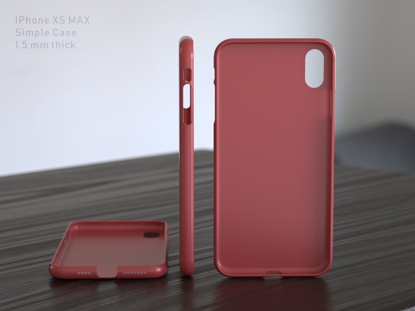 IPhone XS MAX Case 3D print model_3