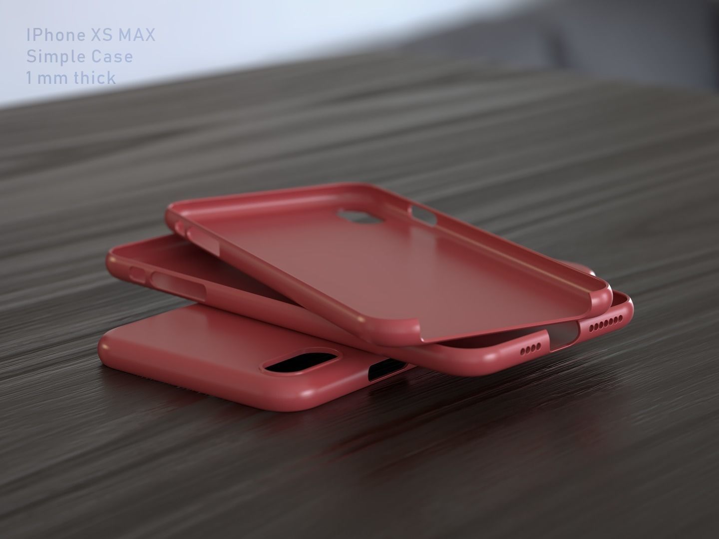 IPhone XS MAX Case 3D print model_2