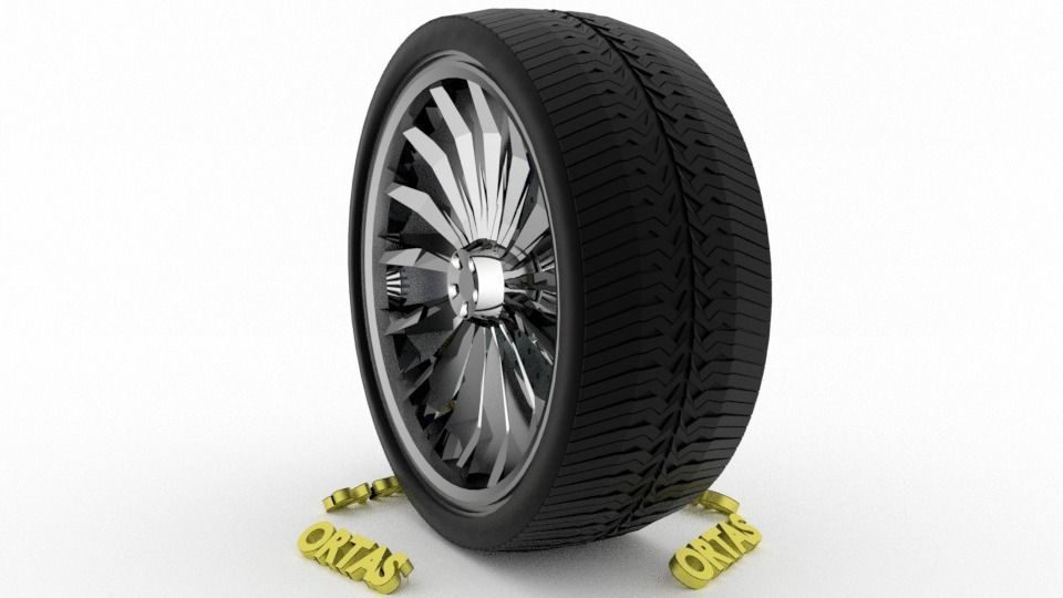 ORTAS CAR WHEEL RIM 136-137-138-139-140 GAME READY WHEEL 3D Model Collection_53