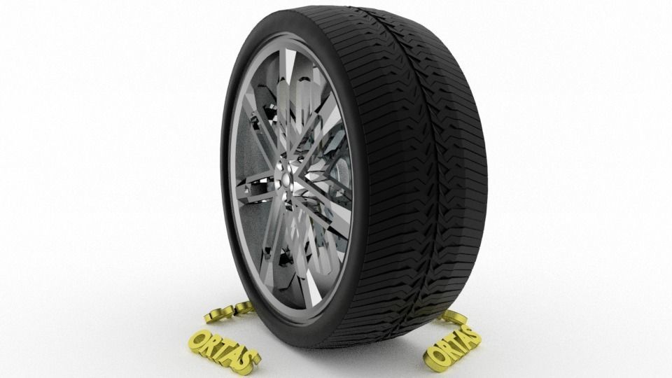 ORTAS CAR WHEEL RIM 136-137-138-139-140 GAME READY WHEEL 3D Model Collection_42