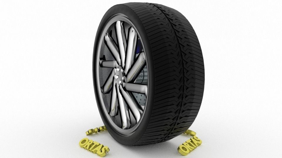 ORTAS CAR WHEEL RIM 136-137-138-139-140 GAME READY WHEEL 3D Model Collection_13