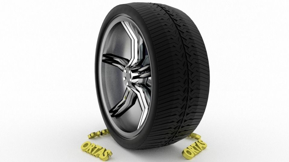 ORTAS CAR WHEEL RIM 136-137-138-139-140 GAME READY WHEEL 3D Model Collection_23