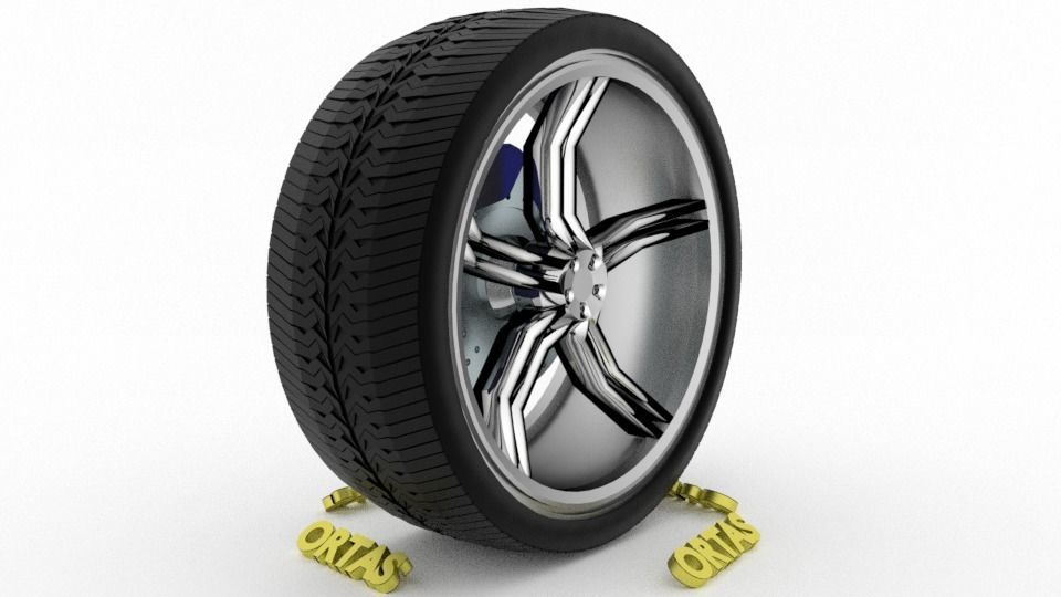 ORTAS CAR WHEEL RIM 136-137-138-139-140 GAME READY WHEEL 3D Model Collection_16