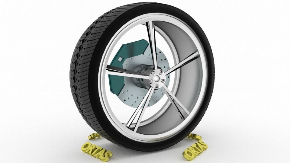 ORTAS CAR WHEEL RIM 136-137-138-139-140 GAME READY WHEEL 3D Model Collection_28