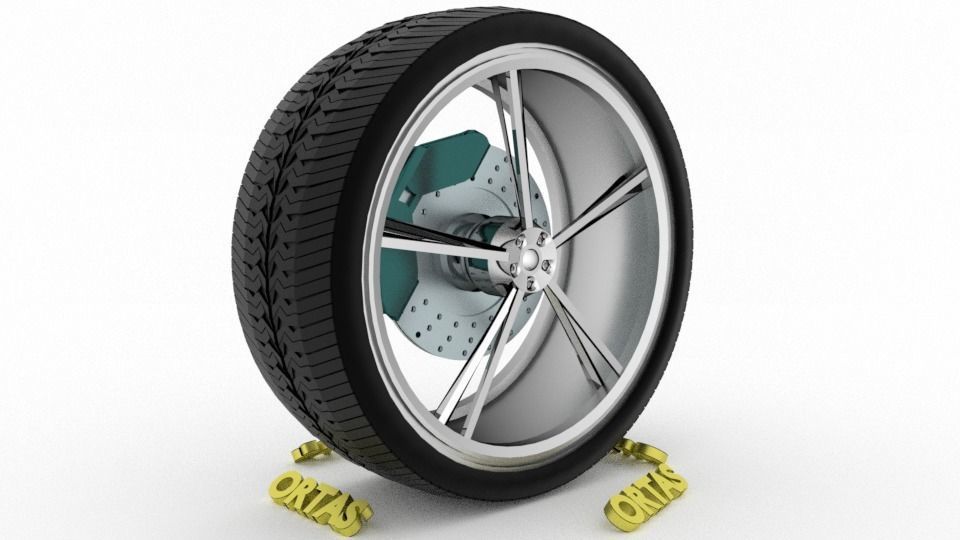 ORTAS CAR WHEEL RIM 136-137-138-139-140 GAME READY WHEEL 3D Model Collection_27