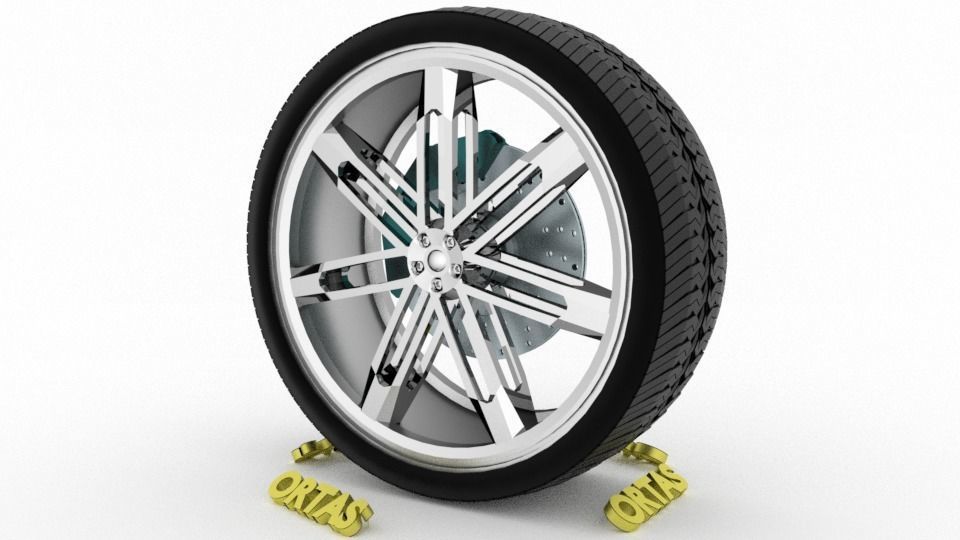 ORTAS CAR WHEEL RIM 136-137-138-139-140 GAME READY WHEEL 3D Model Collection_41