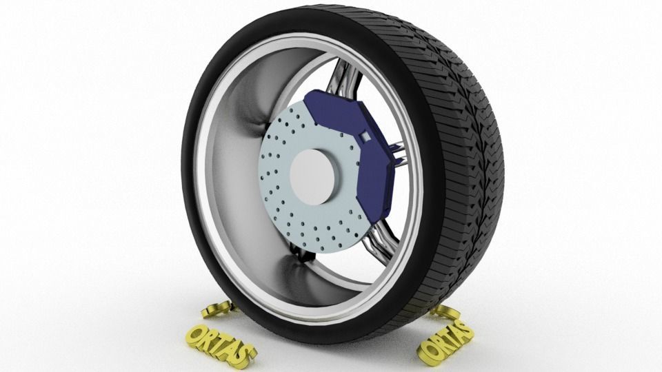 ORTAS CAR WHEEL RIM 136-137-138-139-140 GAME READY WHEEL 3D Model Collection_25