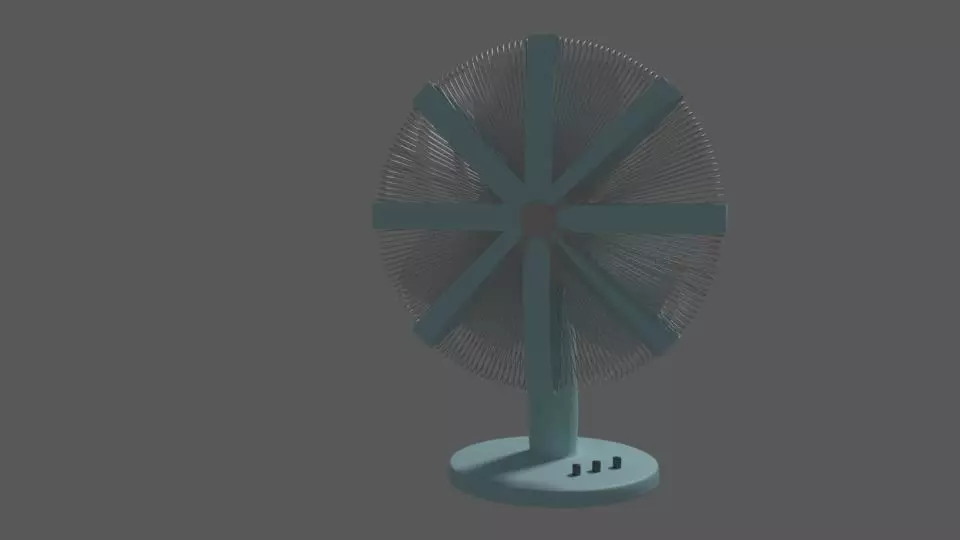 Simple Fan Free 3D model_0