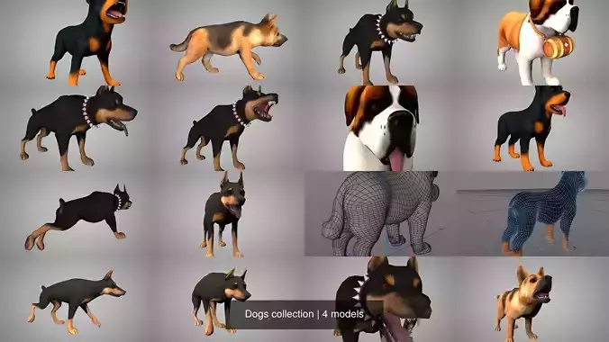 Dogs collection rottweiler