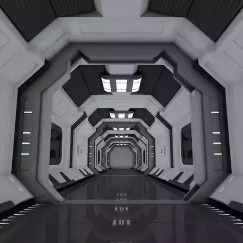 SciFi Spaceship Corridor 7 MAX