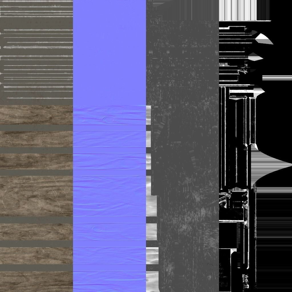 Box Pallet Low-poly 3D model_6