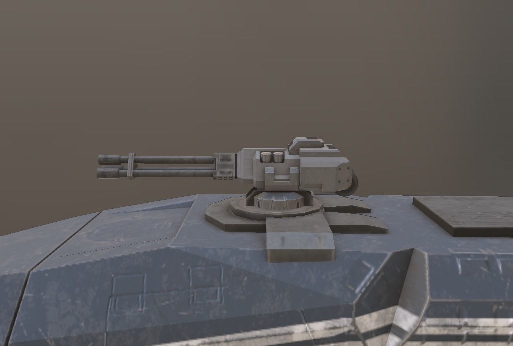 ASSAULT TRUCK Low-poly 3D model_9