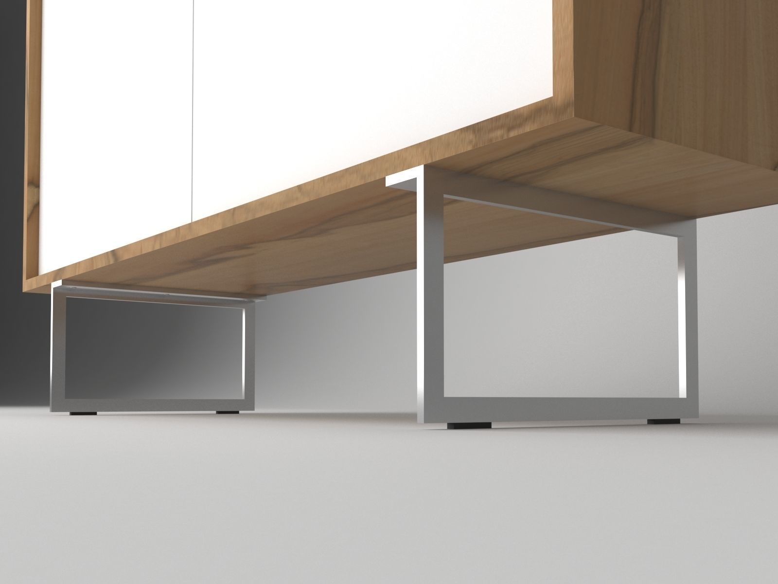 MODERN MINIMAL CABINET 3D model_4