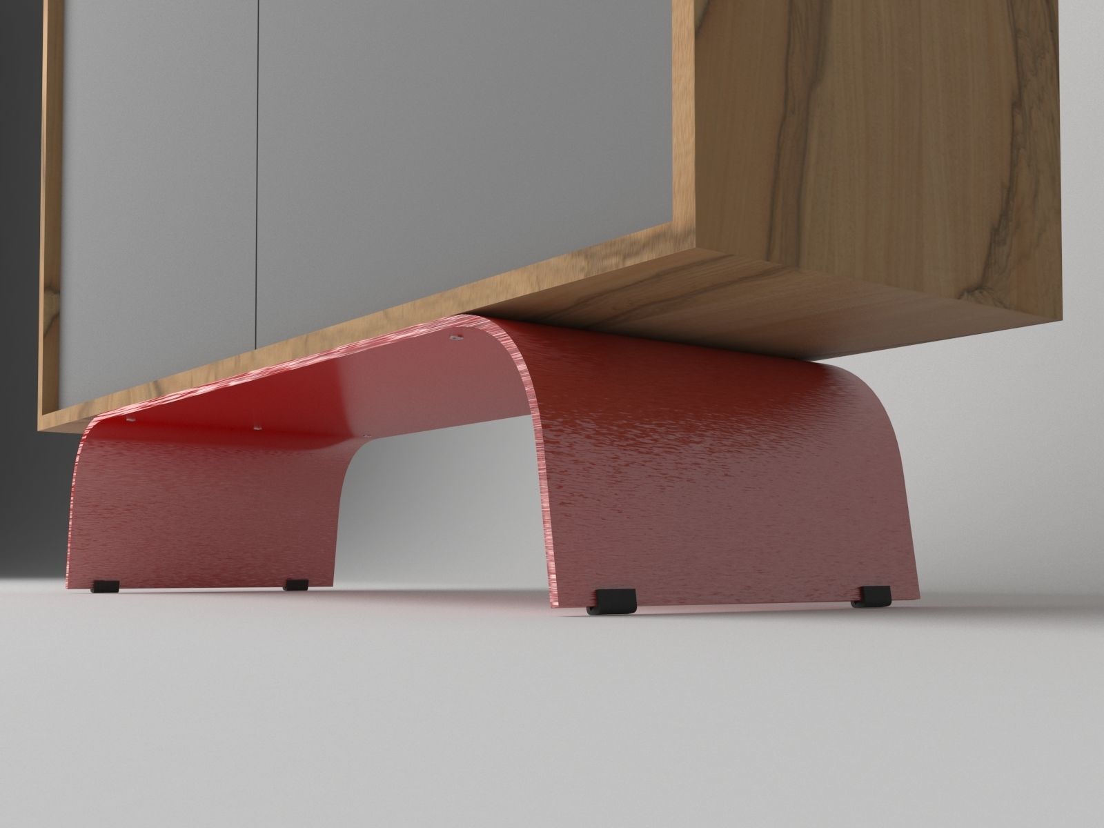 MODERN MINIMAL CABINET 3D model_4