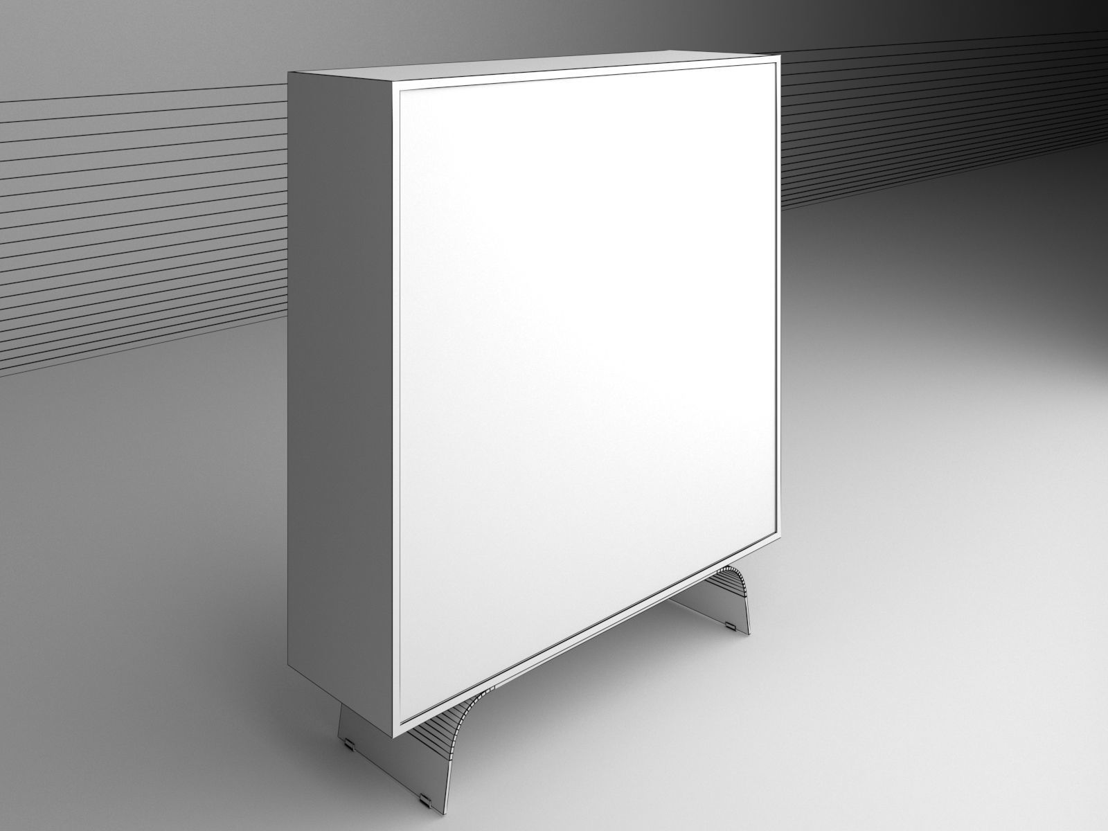 MODERN MINIMAL CABINET 3D model_11