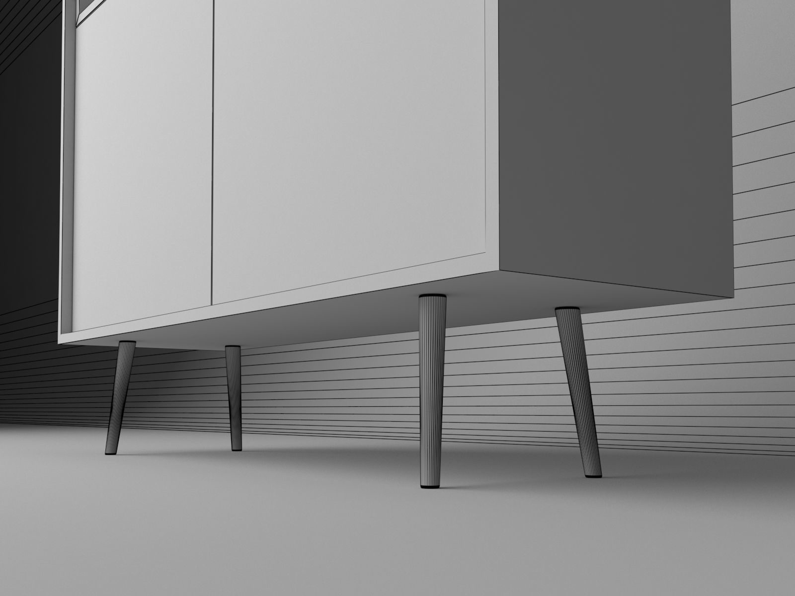 MODERN MINIMAL CABINET 3D model_10